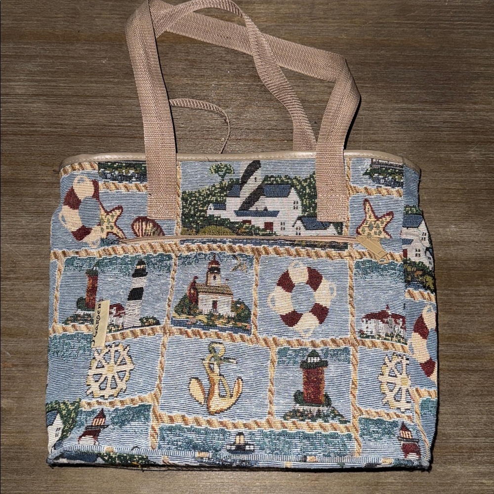 J Garden Sailor/ Anchor Tote Bag
